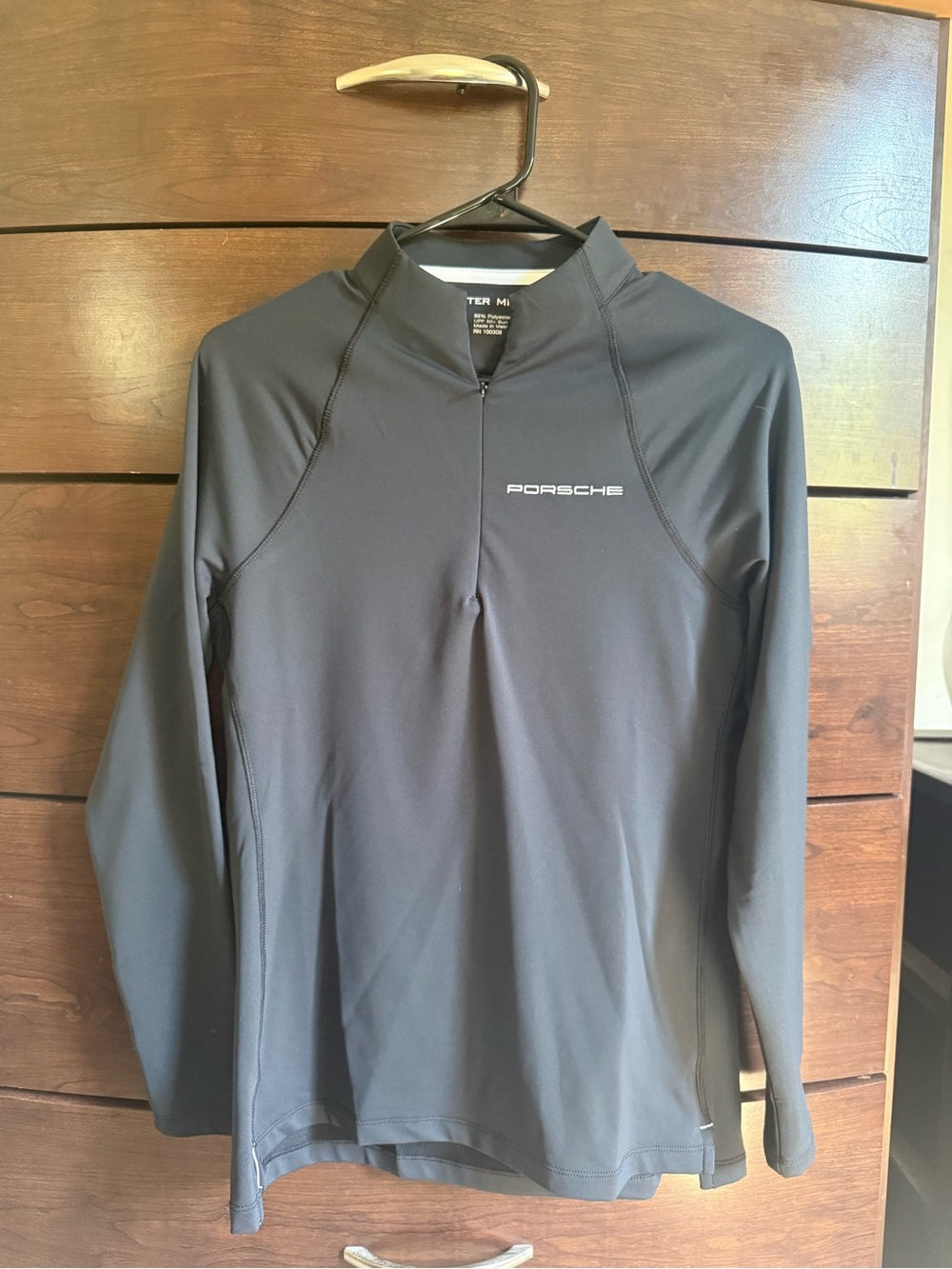 Peter Millar Women’s Black Performance Quarter-Zip Pullover
